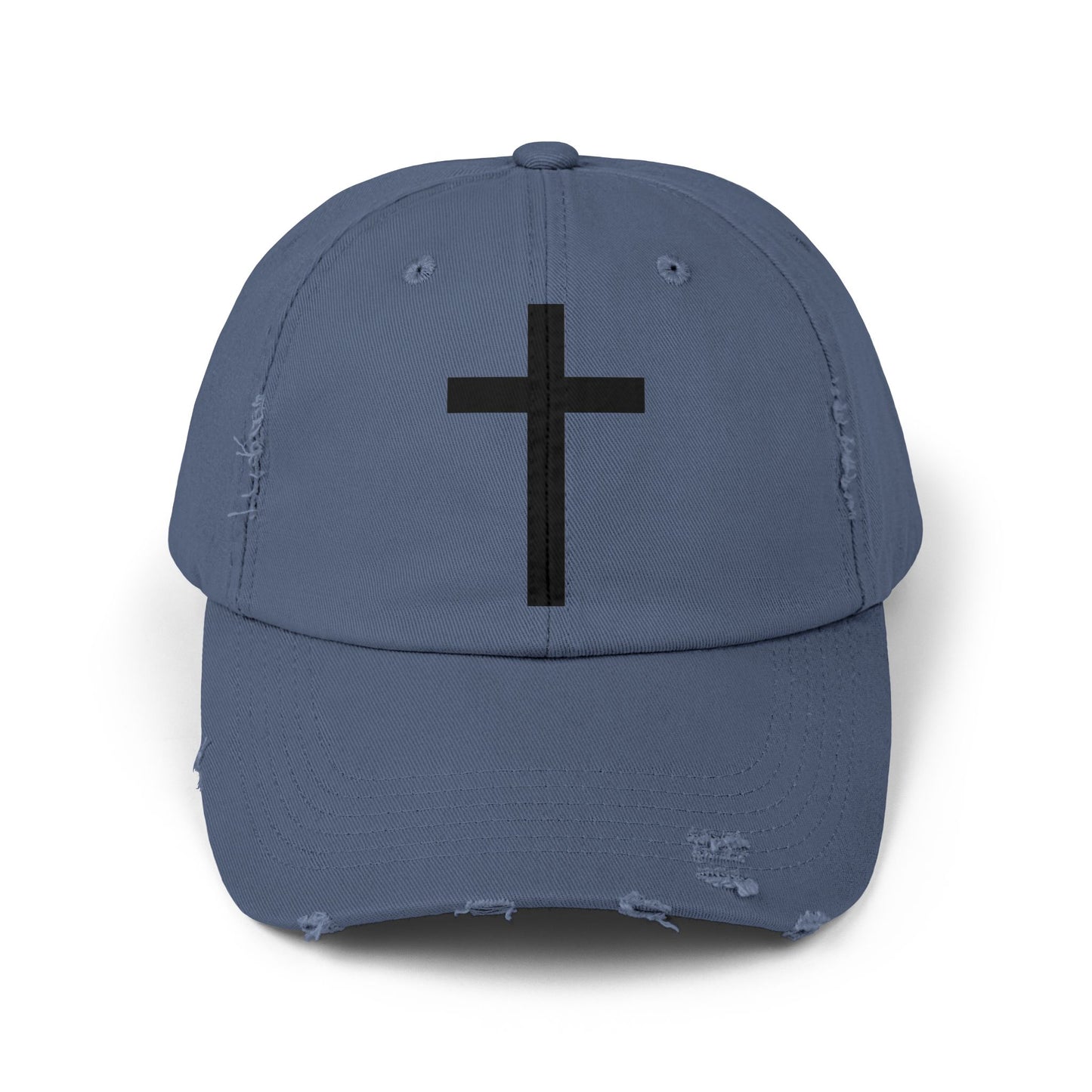 Cross Distressed Cap