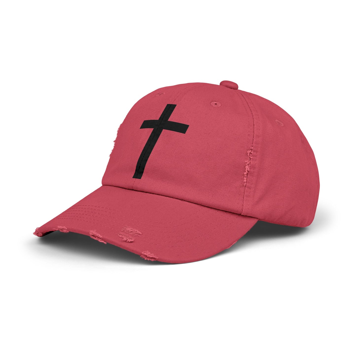 Cross Distressed Cap