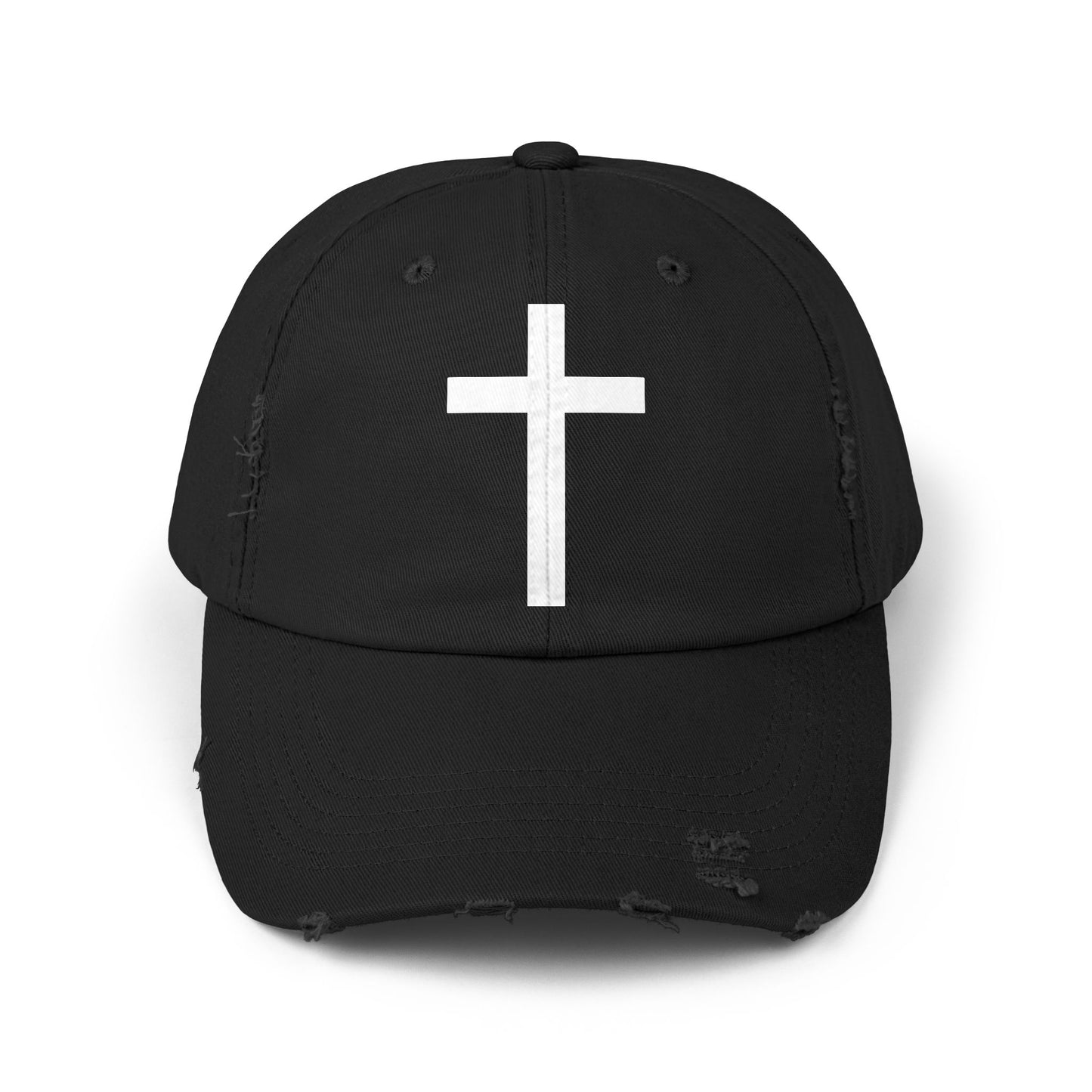 Cross Distressed Cap