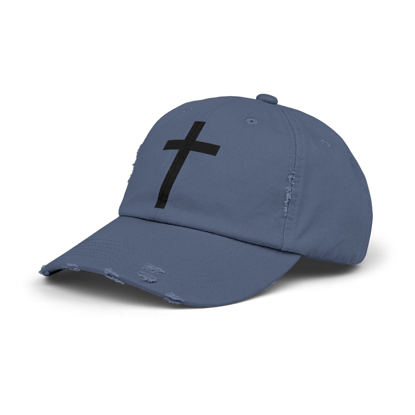 Cross Distressed Cap