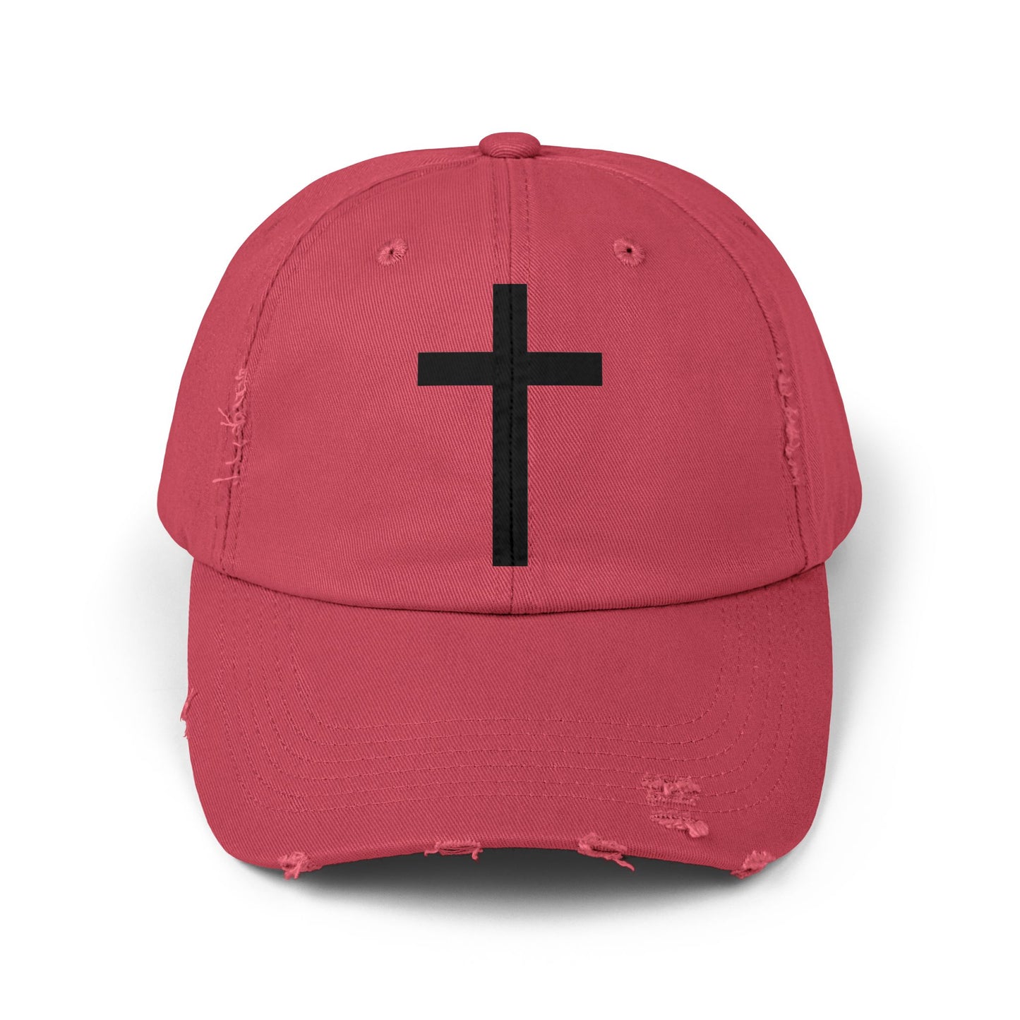 Cross Distressed Cap
