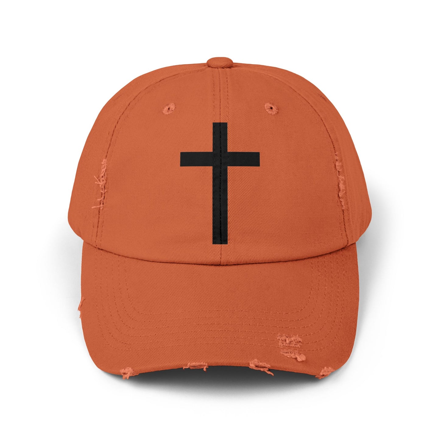 Cross Distressed Cap