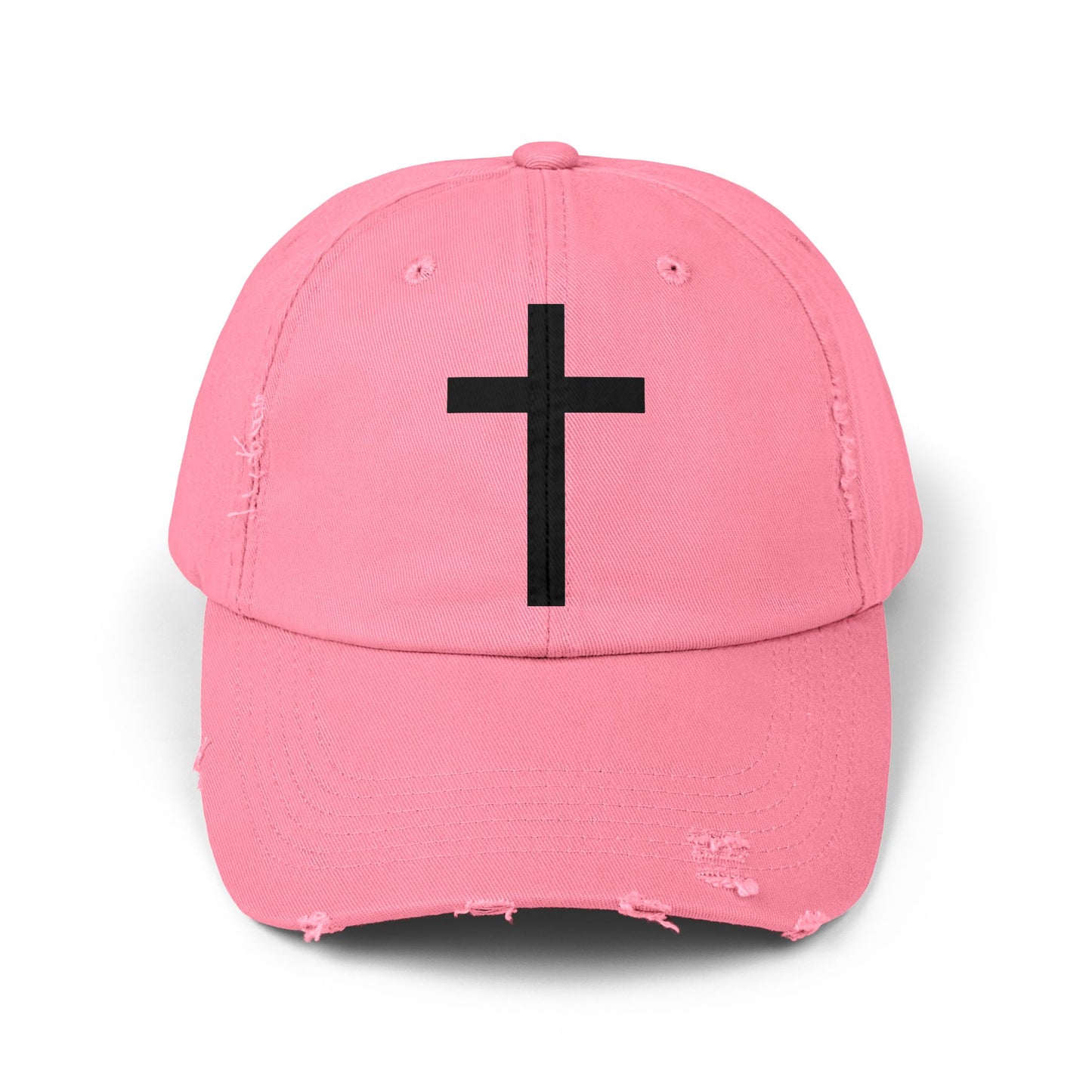 Cross Distressed Cap