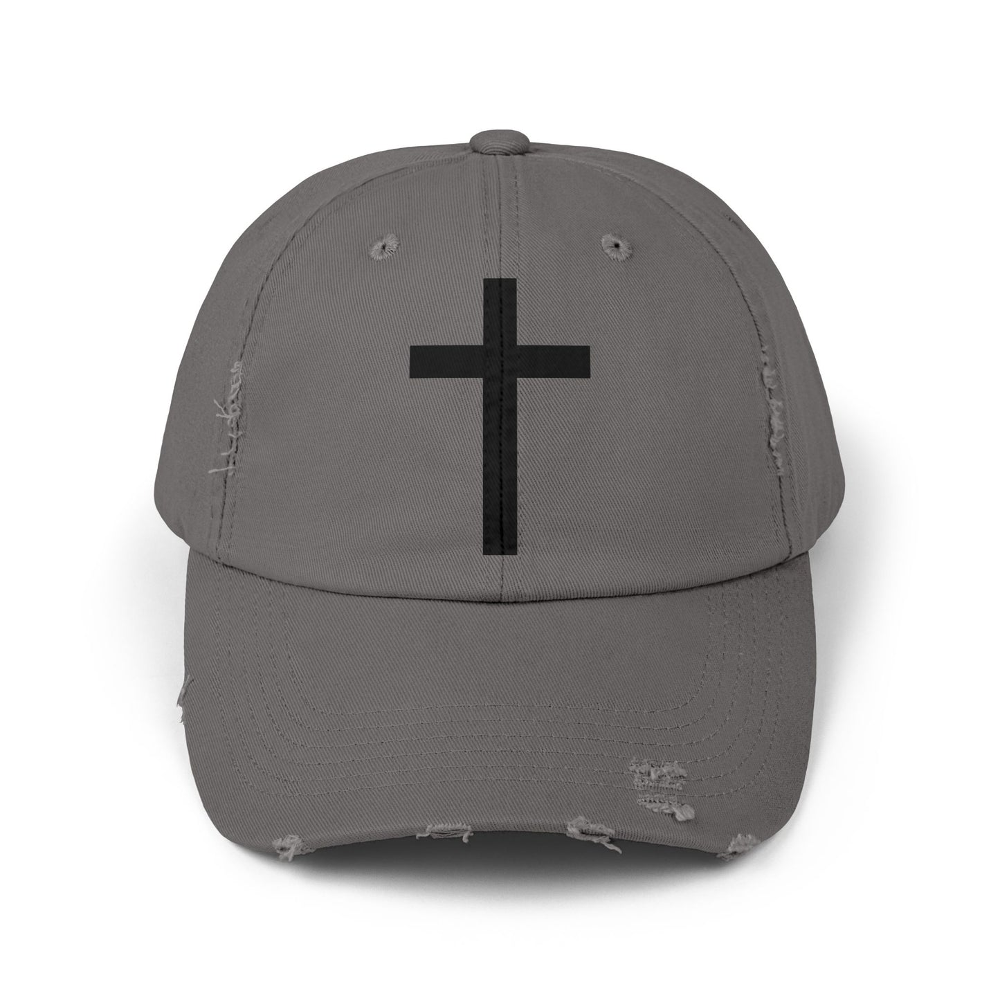 Cross Distressed Cap