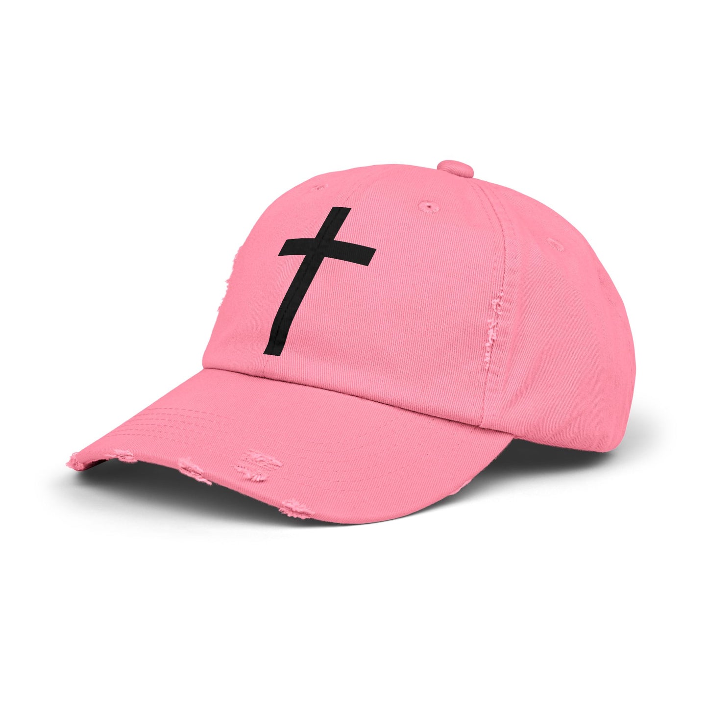 Cross Distressed Cap
