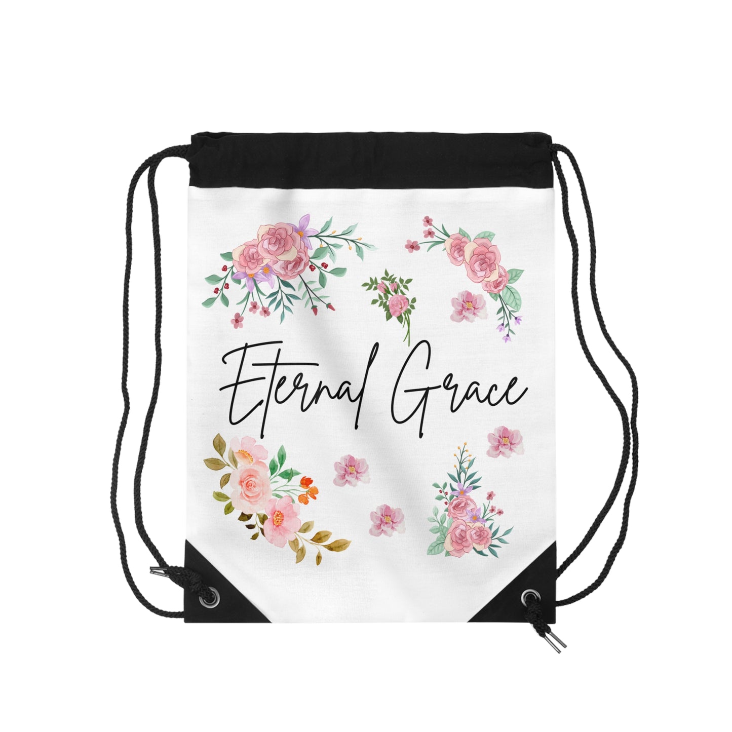 Eternal Grace Drawstring Bag
