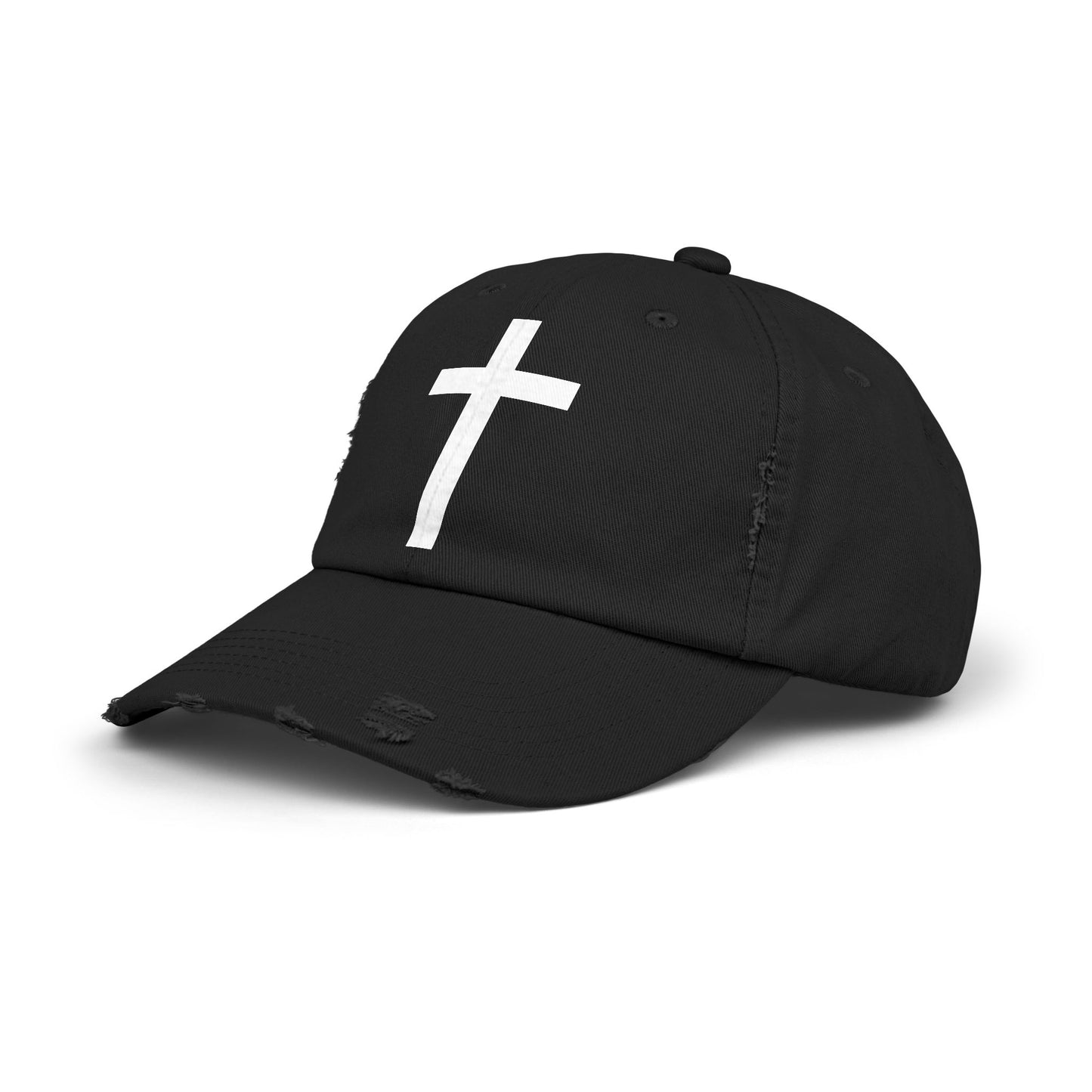 Cross Distressed Cap