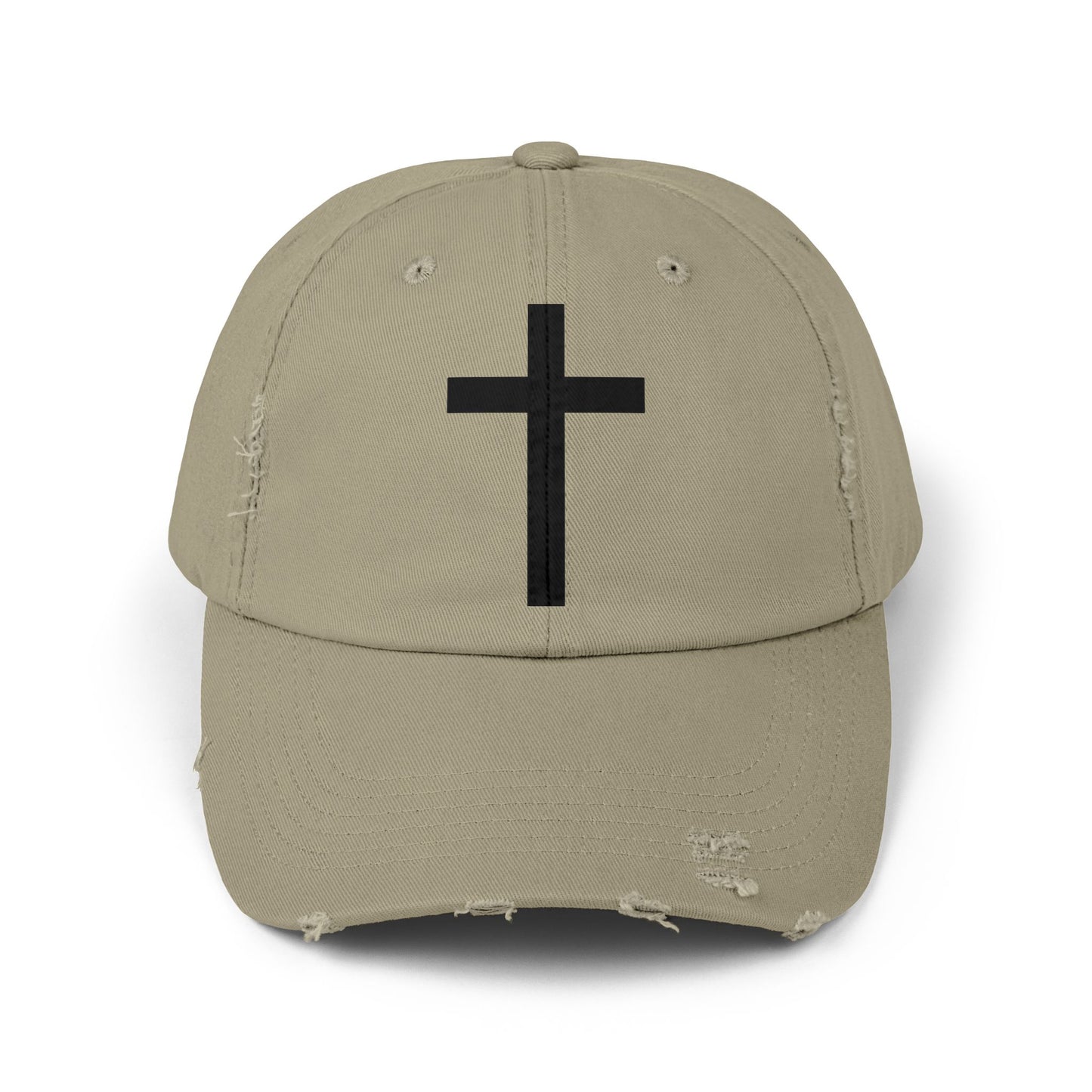 Cross Distressed Cap