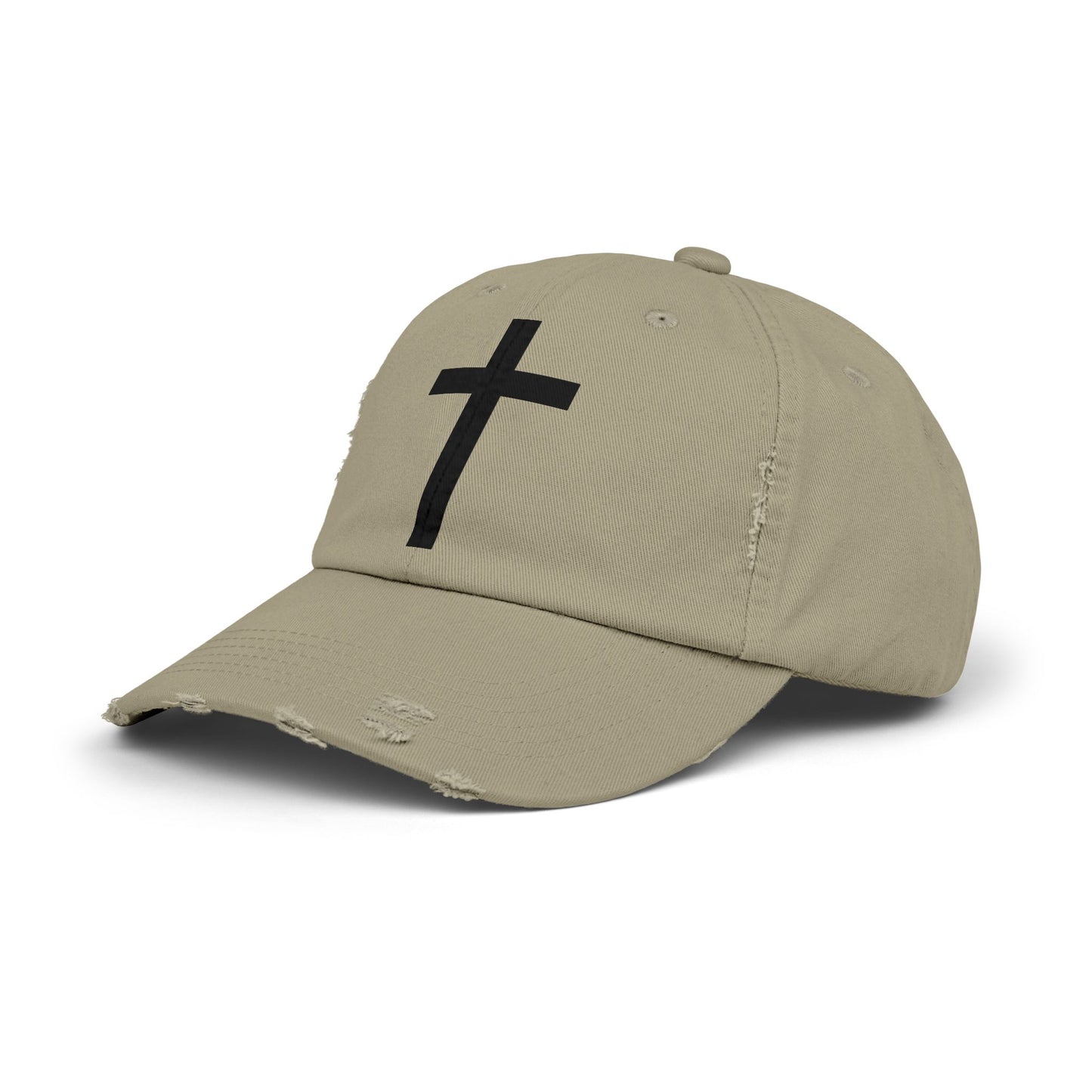 Cross Distressed Cap