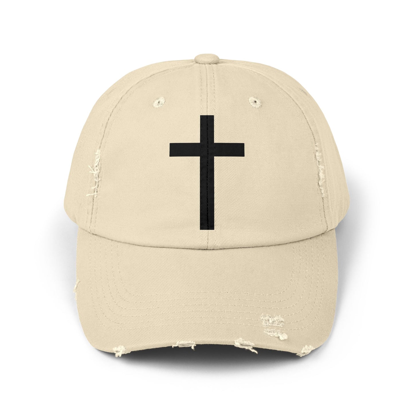 Cross Distressed Cap