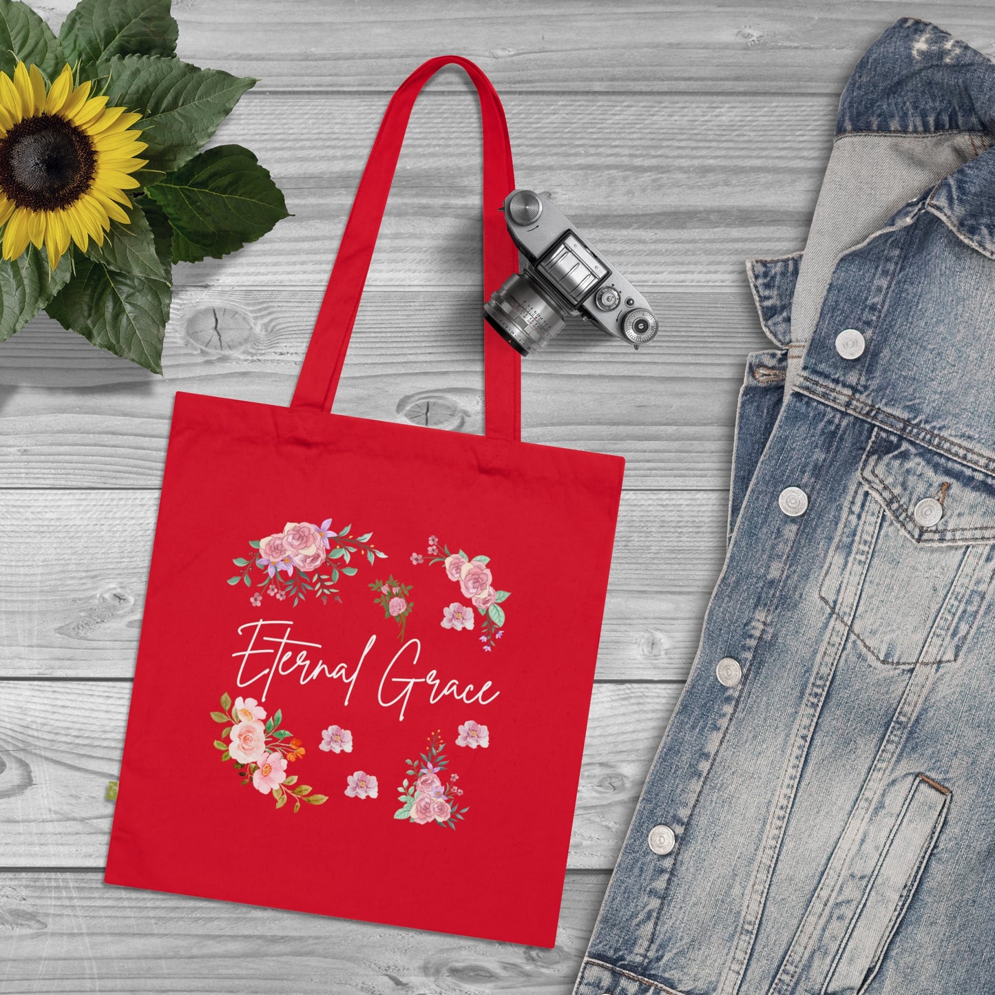 Floral Tote Bag