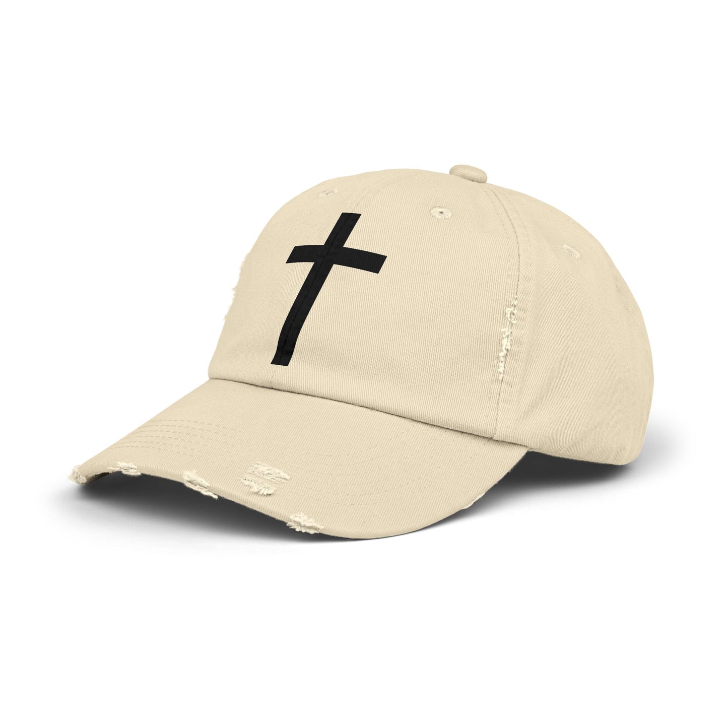 Cross Distressed Cap